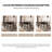 Solid Wood Rubberwood black Dining Table-941326898