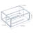 Kitchen Countertop Acrylic Sponge Holder Rack