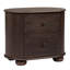 Table de chevet 2 tiroirs Astrid en brun Appalachian