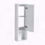 Armoire murale de salle de bain de 12 pouces avec portes Ã  fermeture douce et design suspendu, blanc brillant