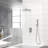 Dual Function Chrome Shower Set Elegance - Ideal For Modern Bathrooms