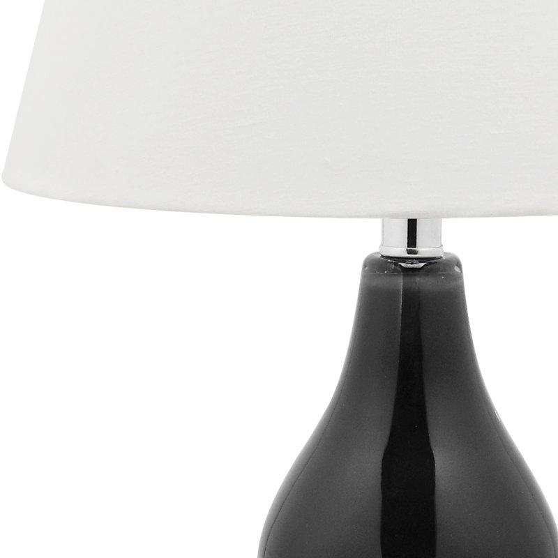 Moriarty Ceramic Table Lamp, Black
