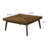 Noblitt Walnut Square Coffee Table