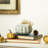 Spiral Marble Glass Pumpkin