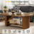 Nanna 45.27" W Oval Coffee Table with Storage -317408443