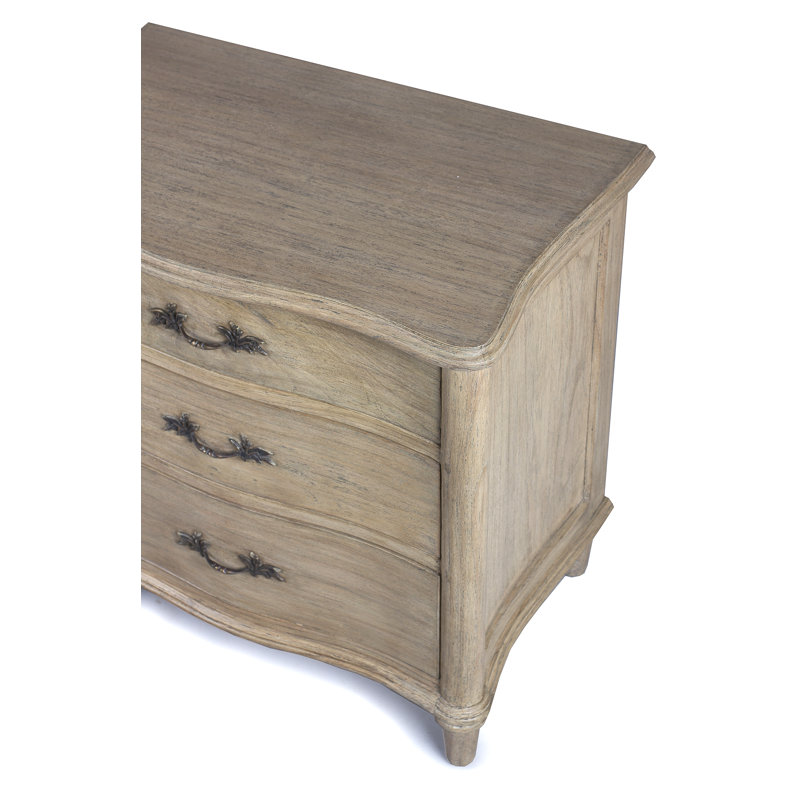 Artisans 165.1cm W Solid Wood Bedside Table