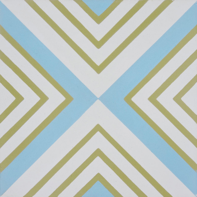 Mazagan 8" x 8" Cement Patterned Wall & Floor Tile