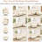 Modular Sectional U Shaped 3 - Seat , , Chenille Fabric, Cushion, Ergonomic Curve, High Resilience Sponge, 2 Throw Pillows, Fits Compact Spaces Beige Couch, Chenille, , Seat, Density Foam, Various-11346344-11346349