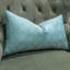 Tailles de coussins décoratifs Thomas Collection® bleu sarcelle et cyan Zig Zag-132193625