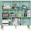 3 Tier Modern Wide Bookcase With Legs