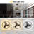 Modern LED Ceiling Fan with Lights Seamless Dimming 6 Speeds With Remote Control Timer Function