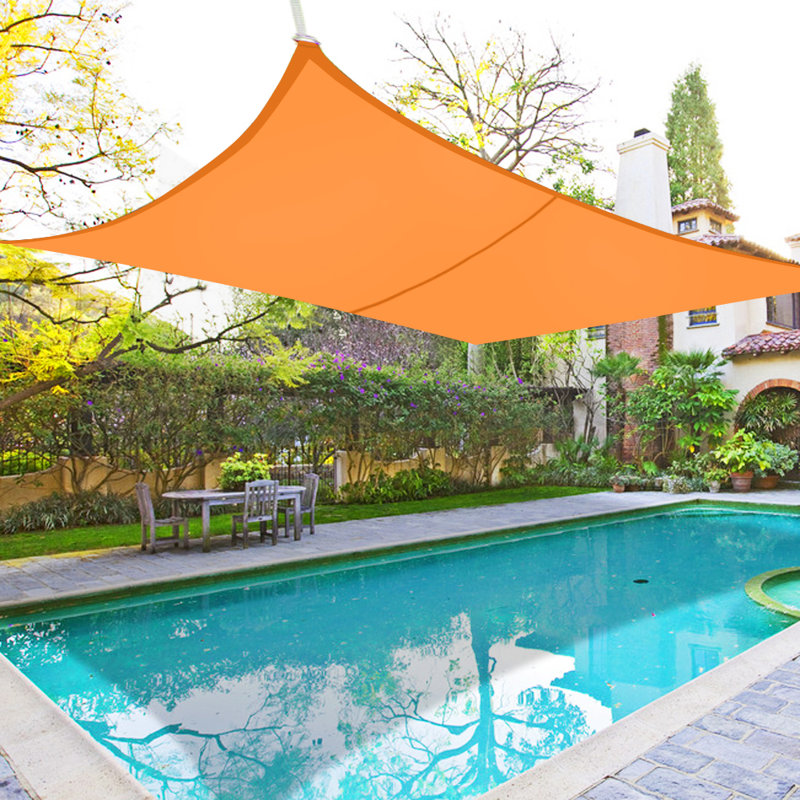 Ducey 3m x 2m Rectangular Shade Sail, Orange