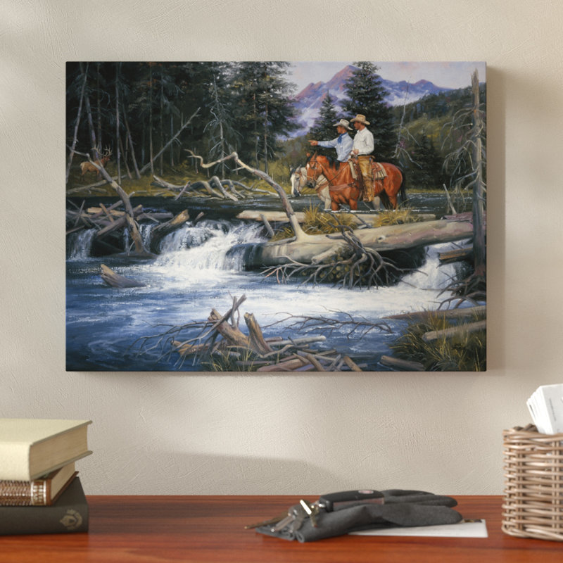 «Bend of the River» par Jack Sorenson, impression sur toile, H 24 po x l 32 po x P 2 po