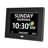 7 Inch Clock With Date And Day Of The Week For Seniors, Large Display Digital Clock, 3 Display Modes
