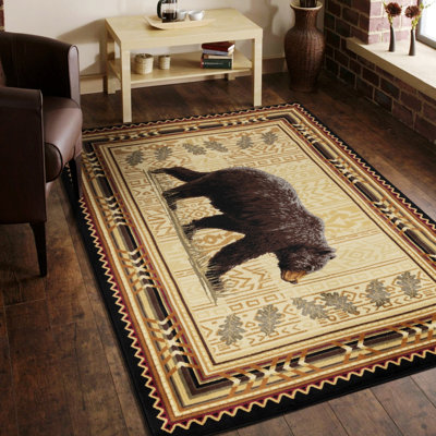 Tapis décoratif, tapis en polypropylène pour le salon