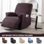 Wald Stretch Recliner Sofa Slipcovers Recliner Chair Covers With Pockets-1356209184