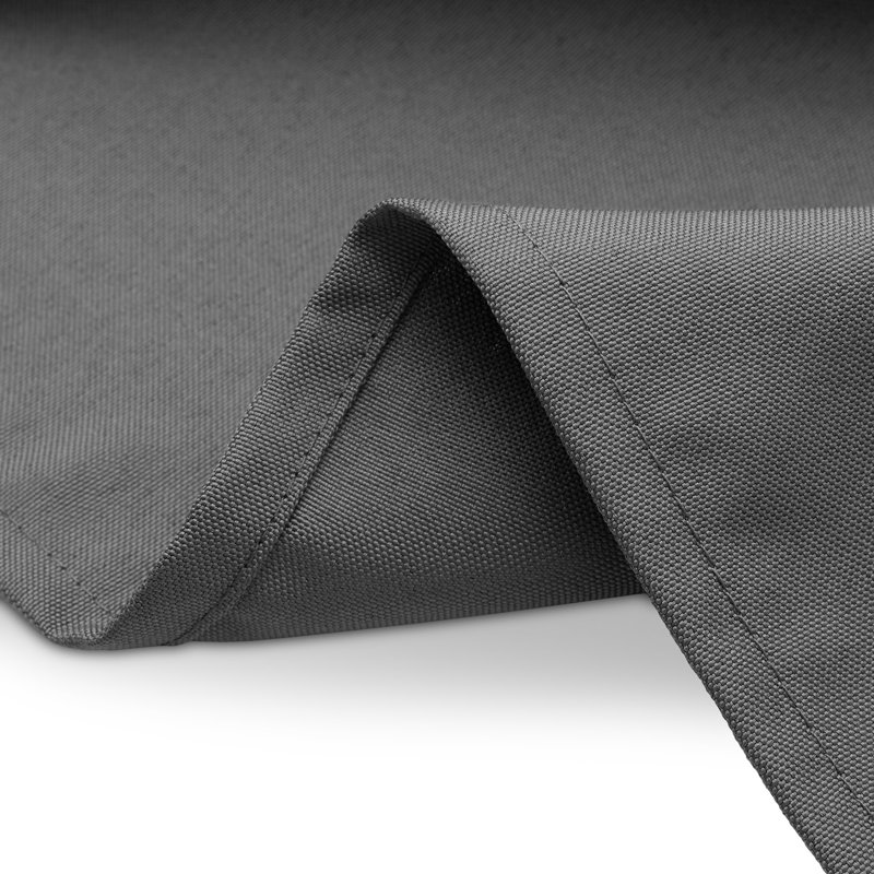 Gray 6' Open Back Fitted Trade Show Table Cover