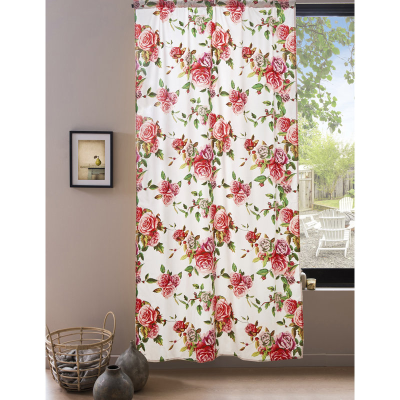 Candyce Semi Sheer Curtain Pair, 54" W x 108" L