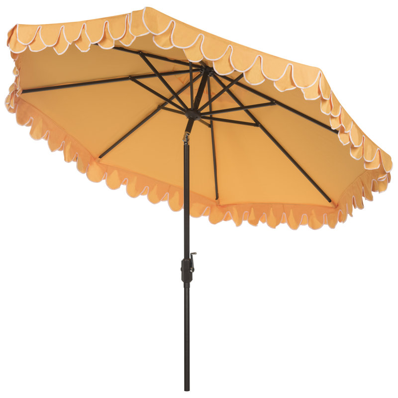 Parasol de plage 11 pi Sibylla, jaune