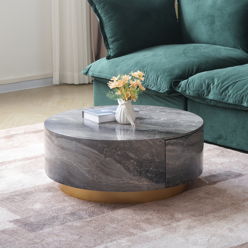 Table basse simple Diljeet, Brun