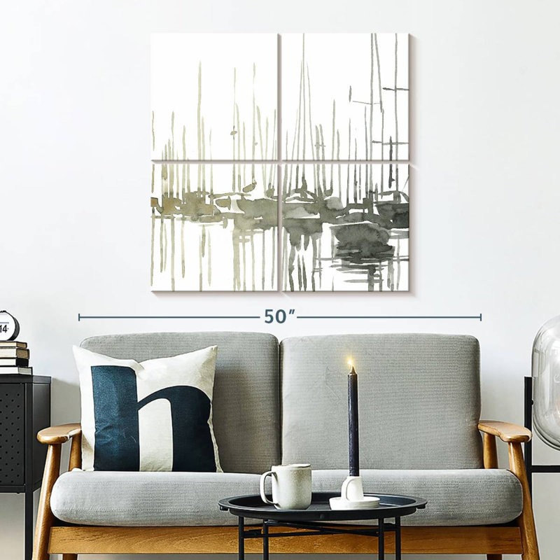 Mehar Early Morning Wharf I, 32" H x 32" W