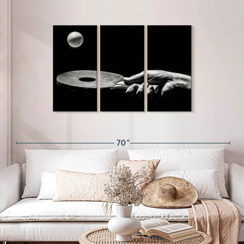 Sireci Ping Pong Practice, 28" H x 45" W