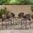 Petti Polyethylene (PE) Wicker Outdoor 25.5'' Counter Stool