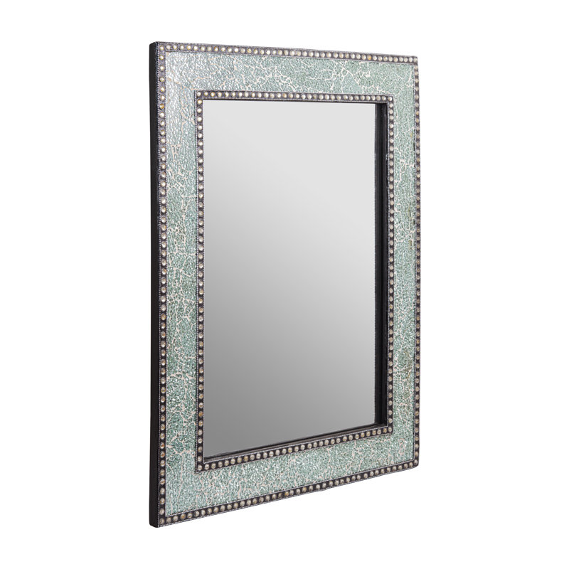 Miroir d'appoint Cima Crackle, Vert menthe