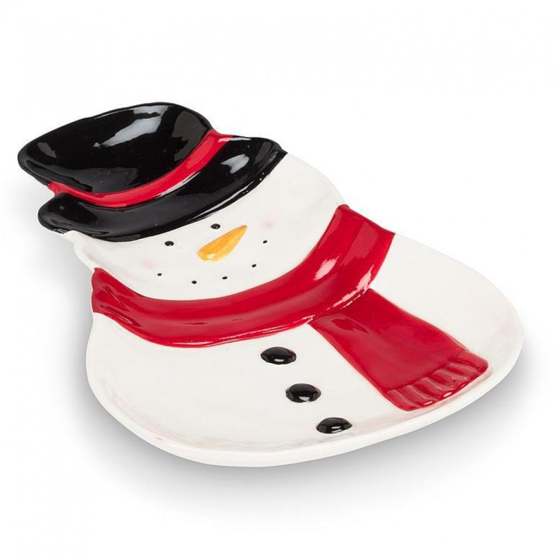 Snowman Shape Plate