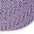 Bordeaux  Knitted Cotton Round Pouf, Lavender-1154131940