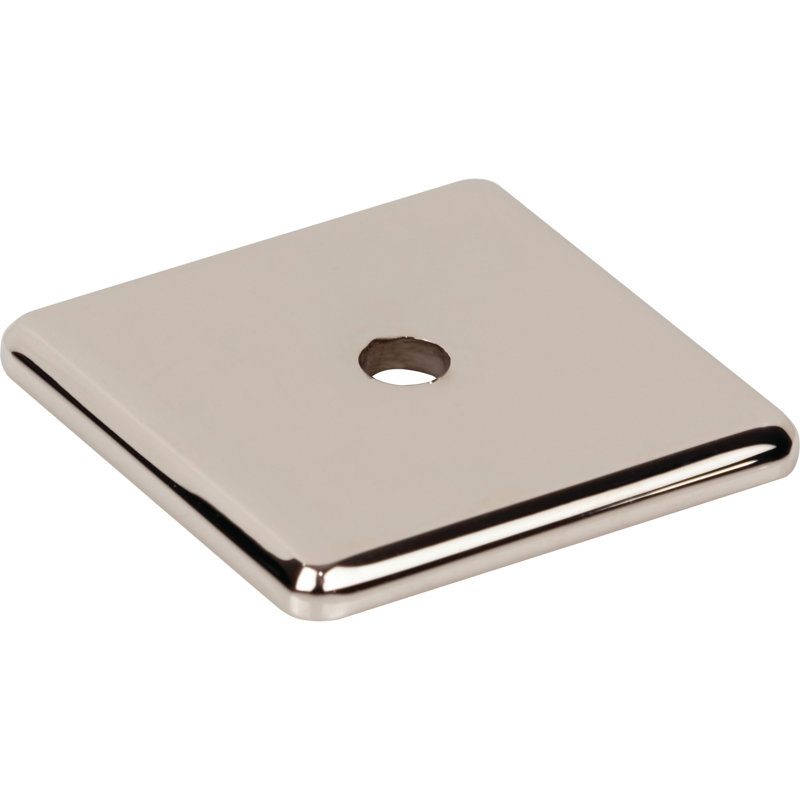 Radcliffe Knob Backplate, Polished Nickel