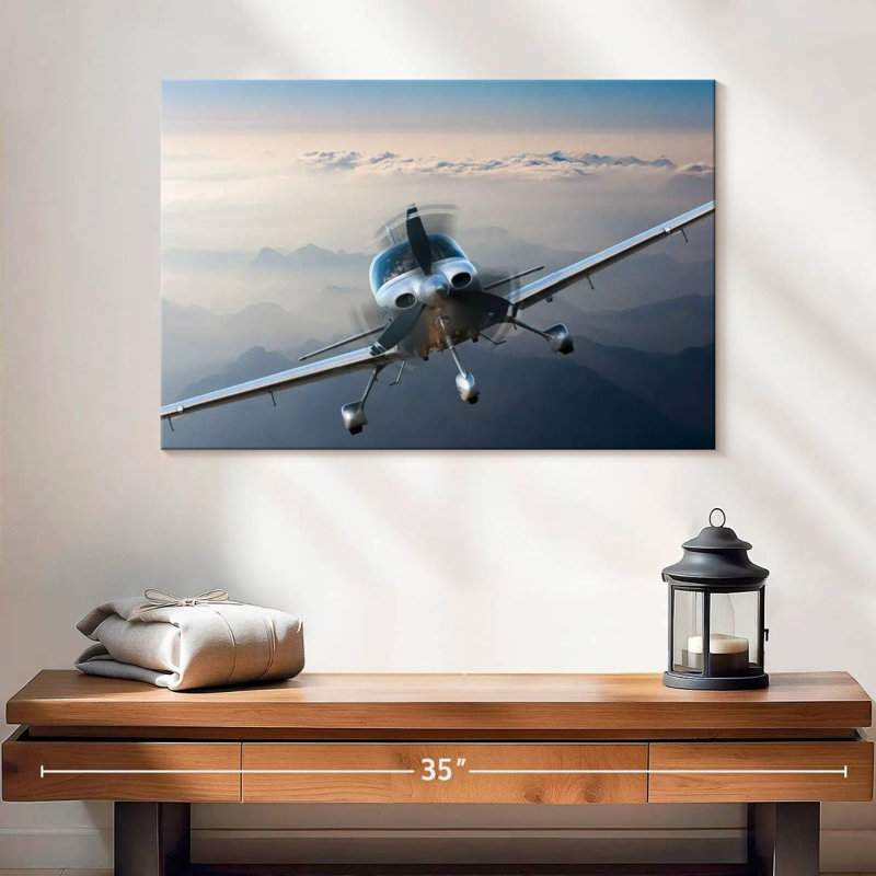 Mehar Private Propeller Plane, 16" H x 24" W