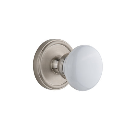 Grandeur Georgetown Rosette Single Dummy with Hyde Park Door Knob