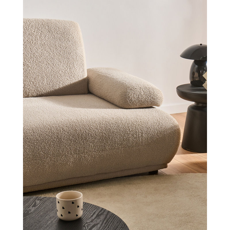 NACKA 3 Seater Sofa, Beige, Boucle