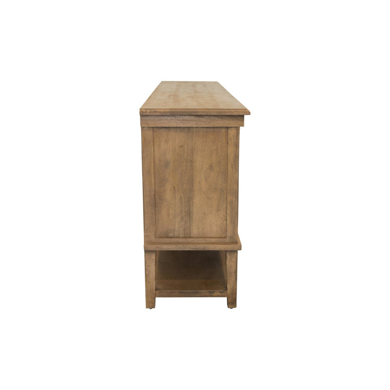 Dace 4-Door Sideboard in Wheat Finish
