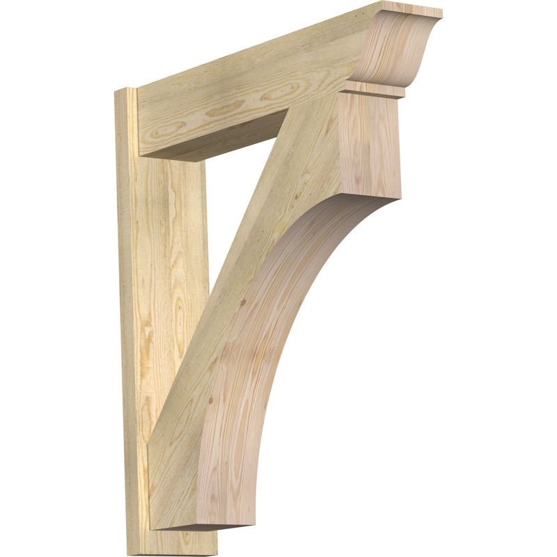 Persienne en bois Westlake, Sapin Douglas de 8 po (sciage brut), P 36 po x H 40 po
