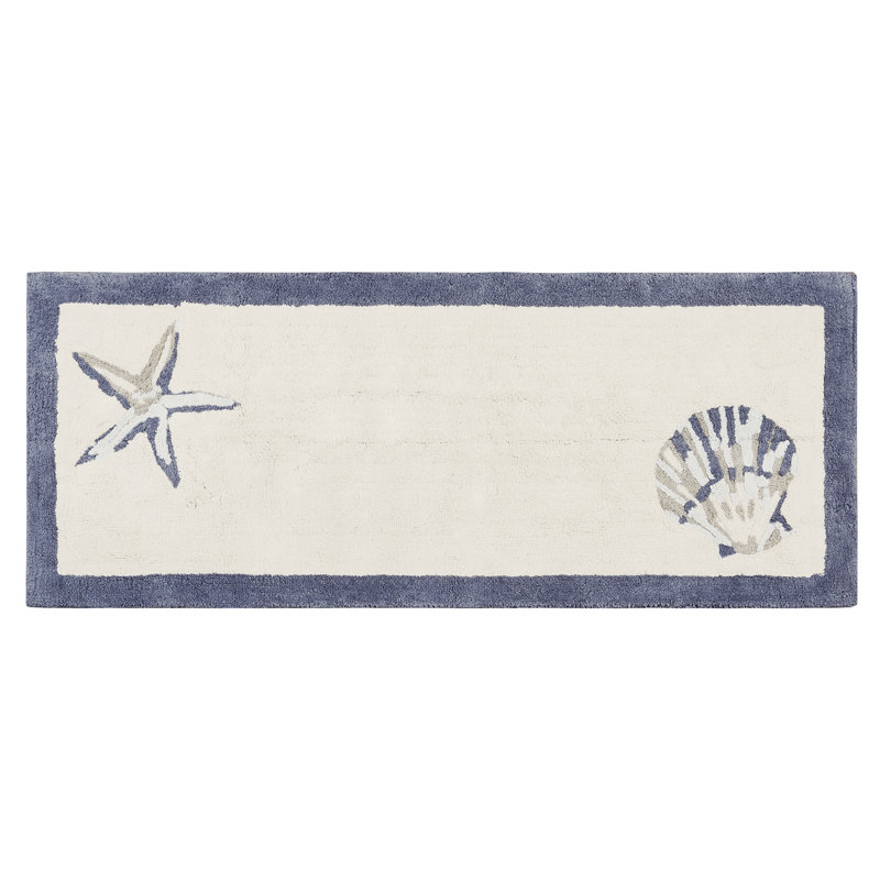 Bayside 100% Cotton Tufted Rug, 0.25" H x 24" W x 60" L