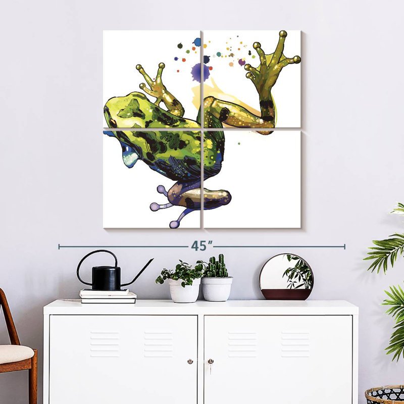 Brampt Frog Color Splash, 32" H x 32" W