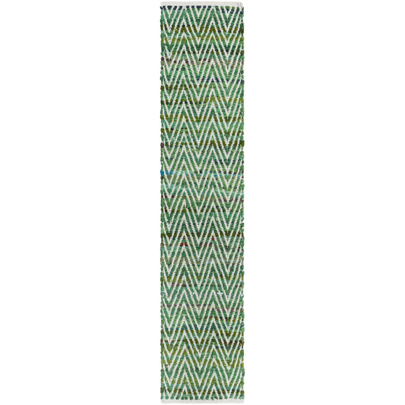 Tapis en coton Keidon, Tapis de couloir 1 pi 2 po x 6 pi 1 po
