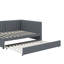 Lit de jour double avec lit gigogne-163171436