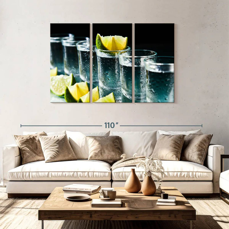 Yarlin Lime Tequila Drinks, 48" H x 74" W