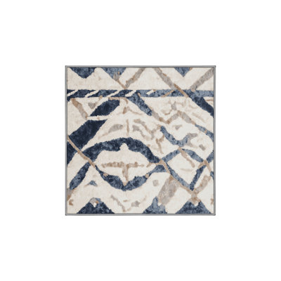 Tapis gris lavable à la machine