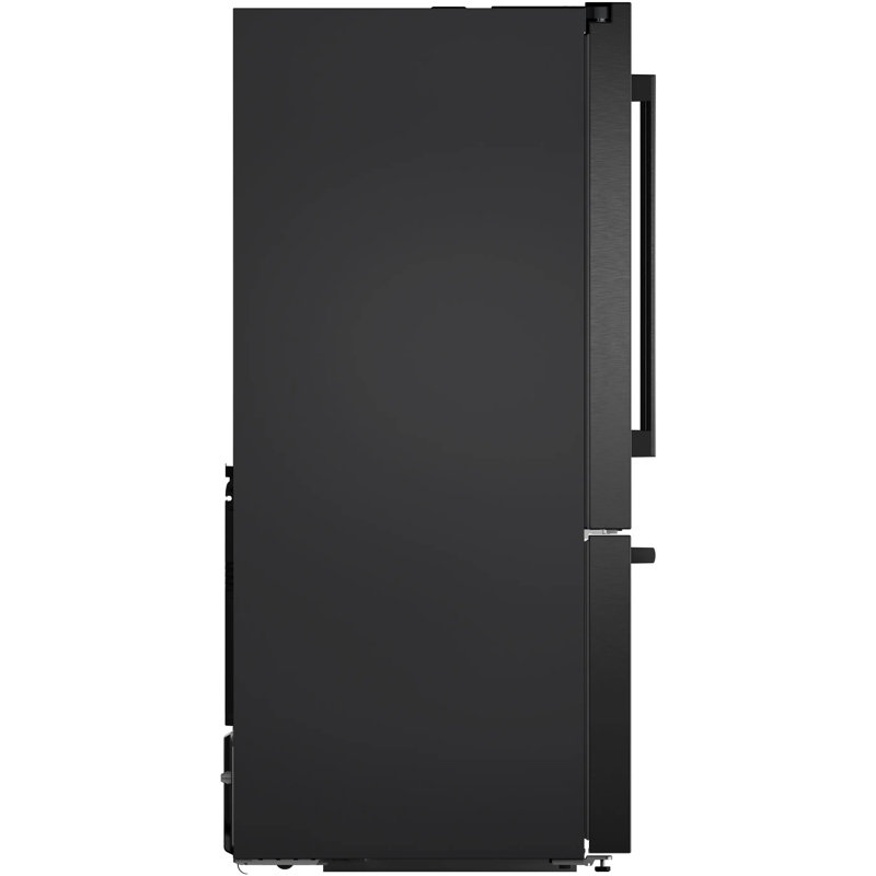 500 Series Free-Standing Fridge-Freezer, Black Stainless Steel