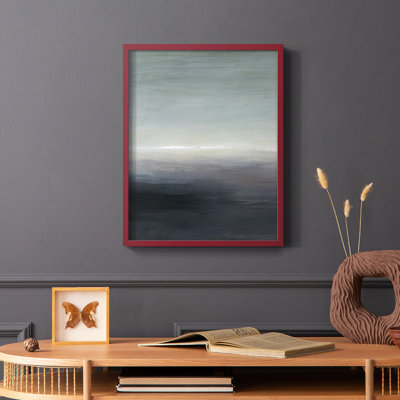 Windy Moor I, reproduction encadrée - bois massif