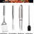 Stainless Steel Dishwasher Safe Grilling Tool Set