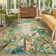 Jungle Animal Print Washable Area Rugs for Bedroom Aesthetic, Non Slip Boho Carpet