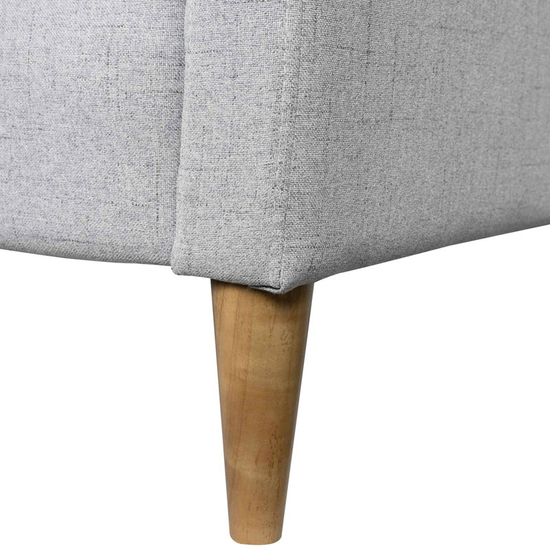 Fauteuil d'appoint rembourré, Light Grey