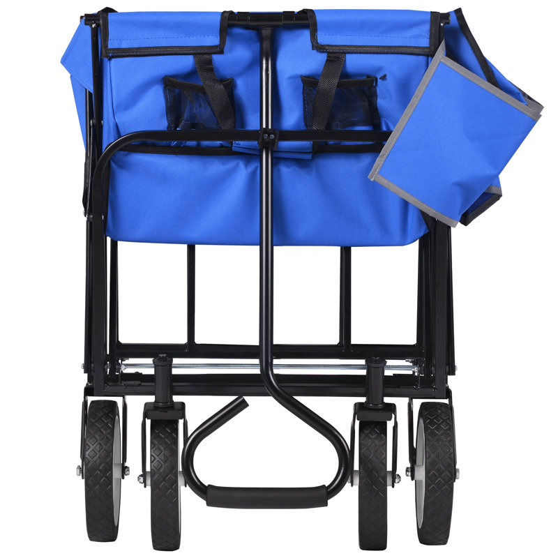 Chariot de plage pliant Wagon Garden (bleu)