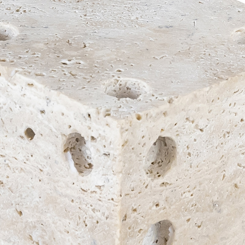 Figurines et sculptures abstraites Dice Travertine, Travertin