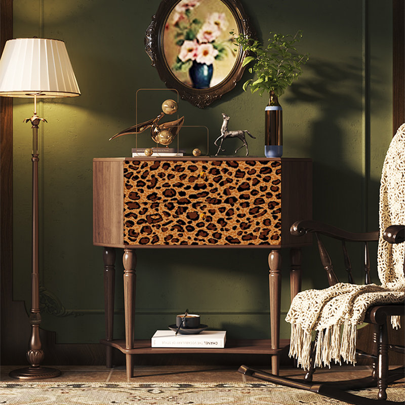 Armoire de rangement élégante avec tiroirs spacieux, Noyer